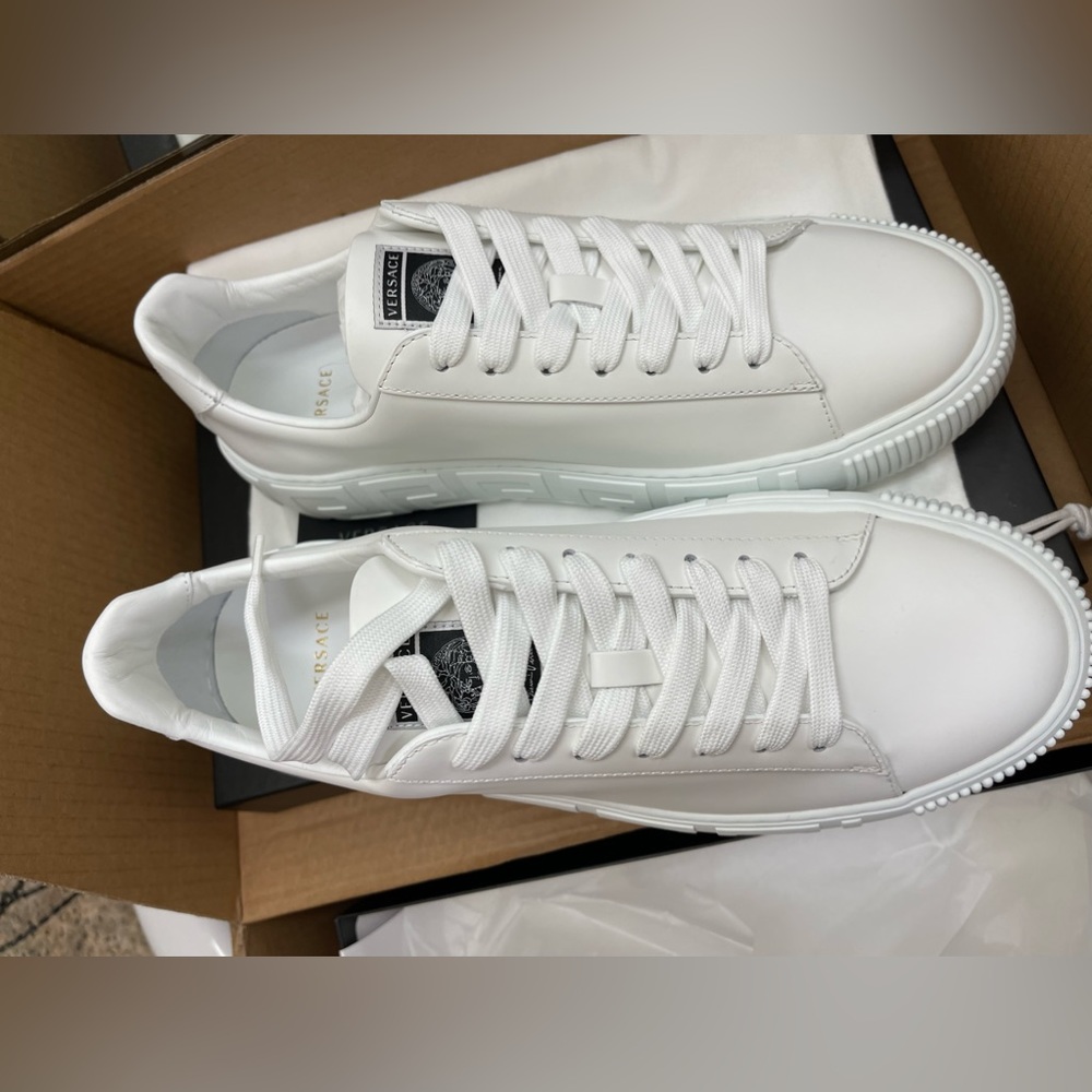 Mens Versace Vitello Sneaker